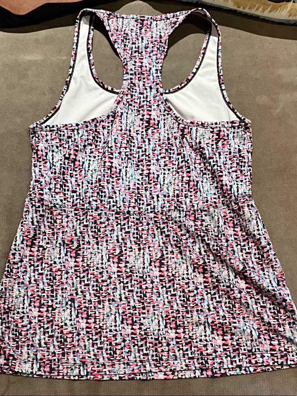 Fabletics Pink Multi-Color Racerback Tank Top - Picture 4 of 4